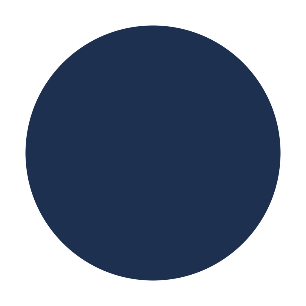 Circle in classic solid style